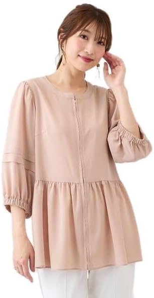 ローズティアラ] ドライタッチ/手洗いOK/イージーケア シアーブルゾン