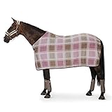 Eskadron Abschwitzdecke DRALON Check Classic Sports Herbst/Winter 2017/2018, Old Check darktaupe orchidmauve, 155 cm