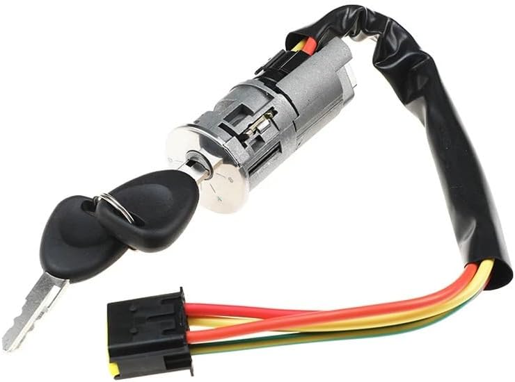 OE: 7702296589 Ignition Lock Cylinder & Switch Key for Renault Logan Dacia Sandero Clio 7701471098 7701471220 6601551102