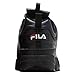 Fila Kids DISRUPTORS Sneaker (Big Kid),Black/White,5