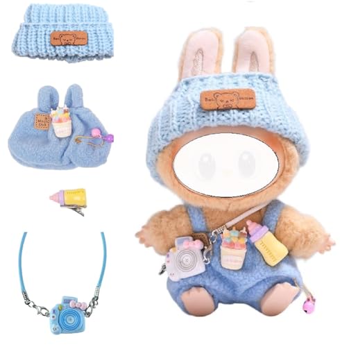Robe et épingle pour Labubu 17cm : protégez et relookez votre figurine facilement