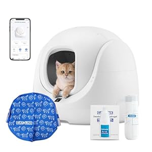 Catlink Baymax Caja higiénica autolimpiable, Controla la Salud de tu Gato, Adecuada para Gatos de 1,5-10 kg, para Varios Gatos