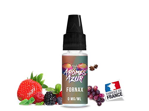 E-liquide pour cigarette électronique sans nicotine, sans tabac 50% PG 50%  VG Fornax 0 mg saveur fruits rouge raisin anis et menthe : Amazon.fr:  High-Tech