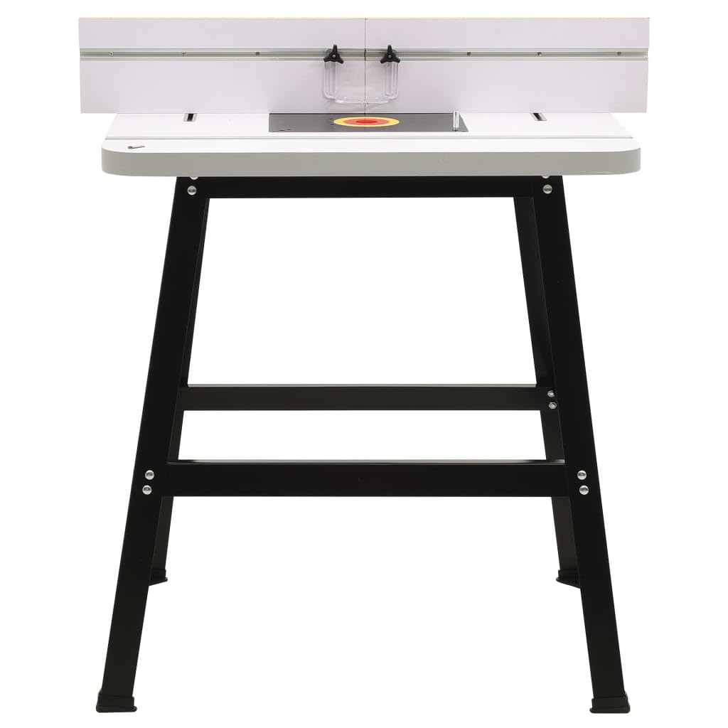 vidaXL Mesa para fresadora Acero y MDF 81x61x88 cm