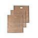 Toaster Bags (set of 3) Grilled Cheese Made Easy with Non-Stick Reusable Easy to Clean Pockets Perfect For Sandwiches Hot Dogs Chicken Fish Vegetables Panini & Garlic Toast