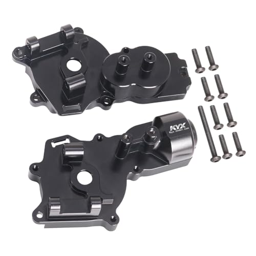 XinGeeek Aluminum Transmission Gearbox Case Front Gear Box for 1/10 Hotshot II RC Car Upgrades