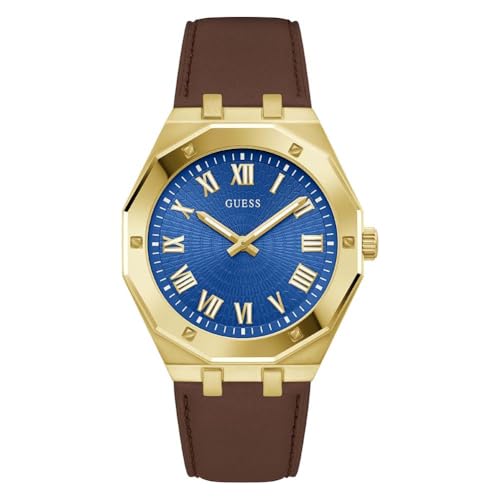 Image of GUESS Asset Analog Watch for Men with Round Dial & Water Resistant Man's Wrist Watches