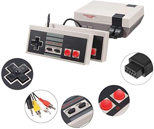 Bravet Child Adult Classic Game Handheld Console Built-in 620 Game Retro Video Game Console Dual Gamepad Handheld Game Player Console (2 Buttons)