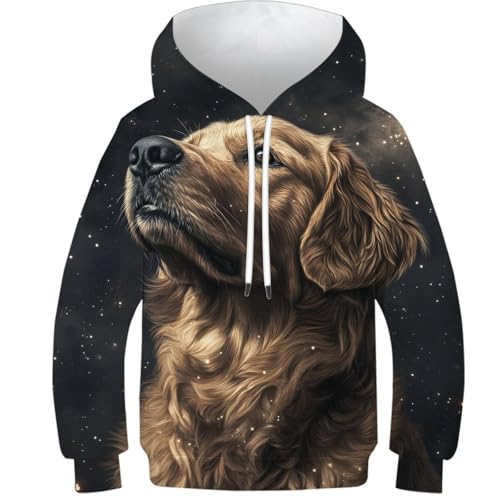 Sweat-shirt imprimé 3D mode urbaine et vêtement sport décontracté enfant 9-11 ans