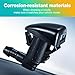 KornaDoz 2PCS Universal Windshield Washer Nozzle Kit, Automotive Replacement Wiper Sprayer Set with Gaskets for Efficient Windshield Cleaning & Clear Vision - for Cars, Trucks, SUVs