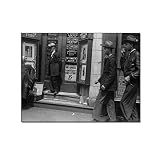 ToMart German Colonial Black And White Photography Wall Art Canvas Print Room Poster Canvas Painting