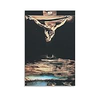 Amazon.co.jp: Salvador Daliサルバドール・ダリ画家の作品《十字架上