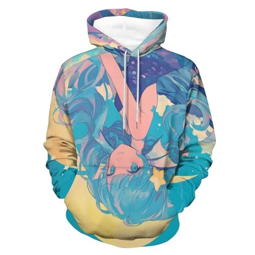 Sweat à capuche hoodie fille sirène une idée cadeau originale en taille S