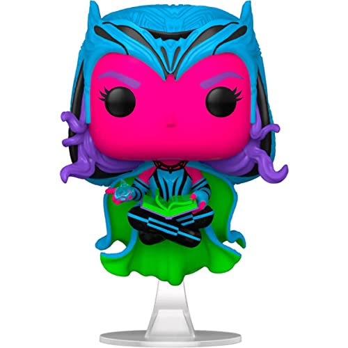 Funko Pop! Marvel Black Light Vinyl Figure Collection MCU Glow Toy (Scarlet Witch)