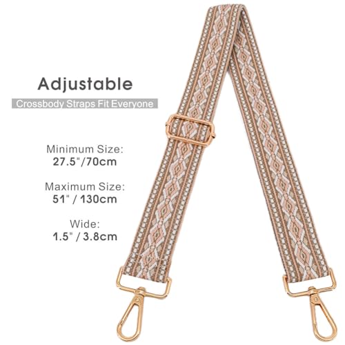 Image of Replacement Purse Strap Shoulder Strap Adjustable Crossbody Strap for Women Crossbody Wide Shoulder Bag