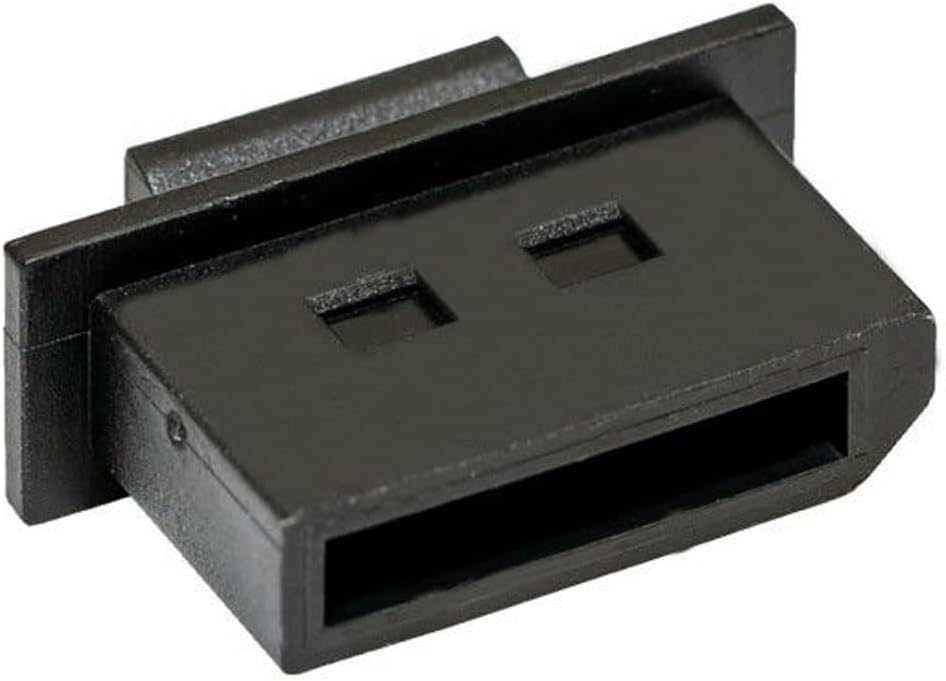 Cable Leader 50 PCS DisplayPort Dust Cover, Black Color
