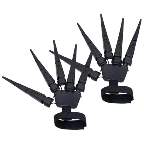 Dedos Articulados Halloween con extensiones de falanges flexibles para casas encantadas
