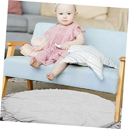 SAFIGLE Kruipende Deken Vloerkleed Indoor Tapijt Baby Kruipen Mat Vloer Speelmatten Voor Peuters Baby Ronde Speelkleed Kruipende Mat Bumper Kussen Baby Kruipen Tapijt Baby Kruipen Mat - Afbeelding 8