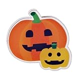 ハロウィンブローチ アクリルバッジ 穴を開けない マグネット式 ハロウィンチャーム 景品 販促品 ハロウィンパーティー 飾り物 かぼちゃ