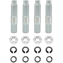 4PCS 90116-12007 43211A Steering Knuckle Stud and Bolt Set Fit for 1980-1997 Toyota Land Cruiser FJ60 FJ62 FJ80, 1984-1986 4Runner & Pickup-High Strength Steel