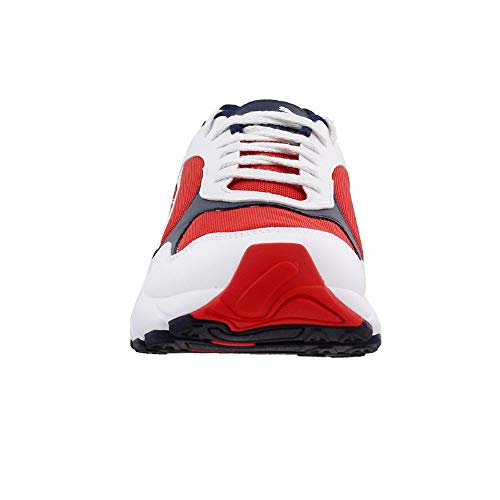 PUMA Puma Men's Cell Viper Sneaker, White-high Risk red, 13 M US