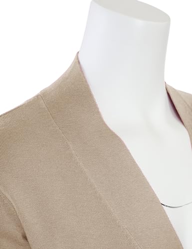 3/4 Sleeve Solid Open Bolero Cropped Cardigan for Women (S-3XL)4