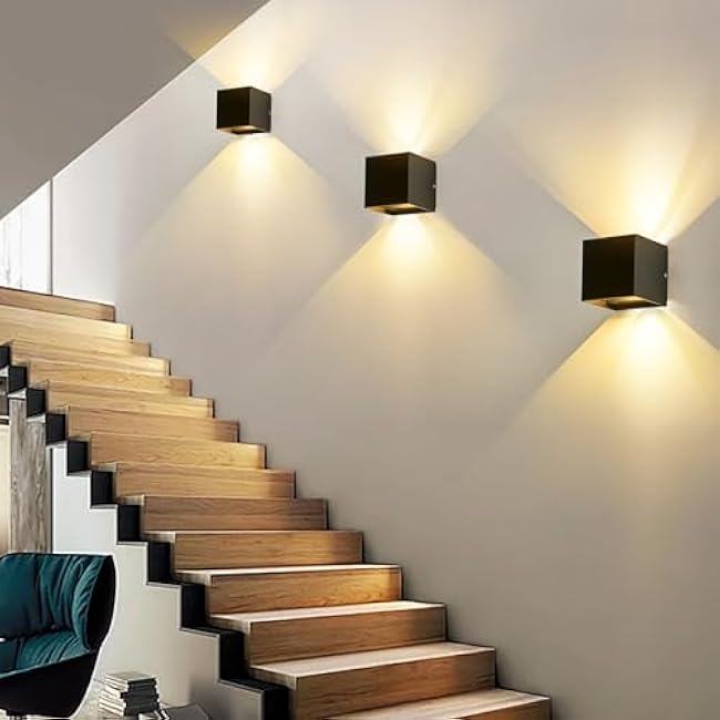 LANFU Dimmable Lighting 2700K|3500K|6000K LED Wall Sconce for Outdoor Light Fixture£¬20W 100-110V House Garden Lights Outdoor Front Door Wall Lights Waterproof £¨2 Pack£©