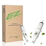 EZ Tattoo Cartridge Nadeln #10 (9RM) 20Stück Öko-Freundliches Material Bugpin Curved/Round Magnum Tattoo Nadeln für Tattoo Maschine