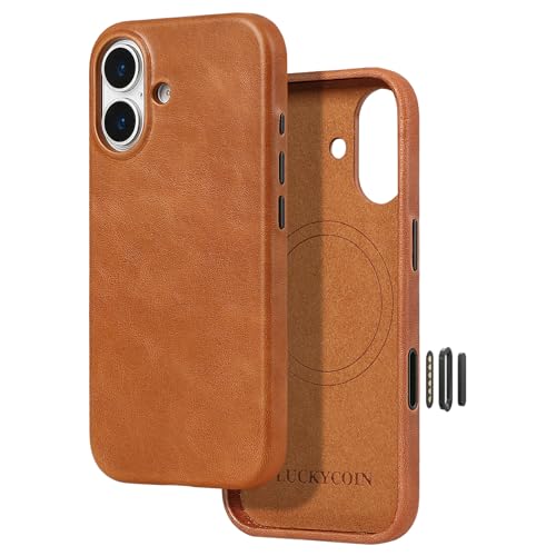 LUCKYCOIN Full Grain Cowhide Case