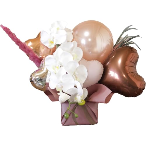 BALLOON-TINO �����������l�C�r�[�̃o���[���Ɨ��̃A�����W���L�O���Ƀs�b�^�� nuanceran8031 (�_�X�e�B�s���N, Happy Anniversary)