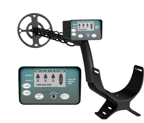 Detectores de Metales Detector de Metales for Tesoros, Profesional, de Alta sensibilidad, localizador subterráneo, rastreador Ajustable, Resistente al Agua IP68 Alta precisión