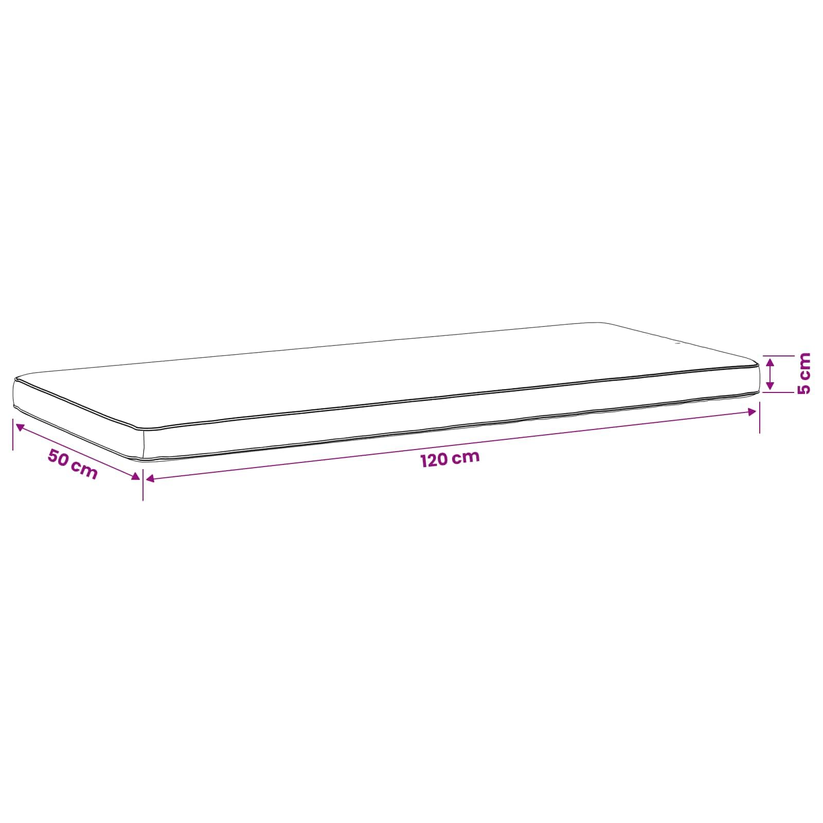 vidaXL Cuscini per Panchina a 2 Pezzi VUGHT 2 pz 100% Poliestere