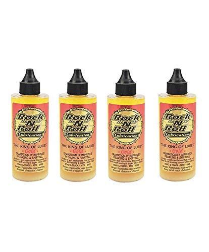 ROCK N ROLL IT! Rock N Roll 135816 Gold Chain Lubricant, 4-Ounce (4-Pack)