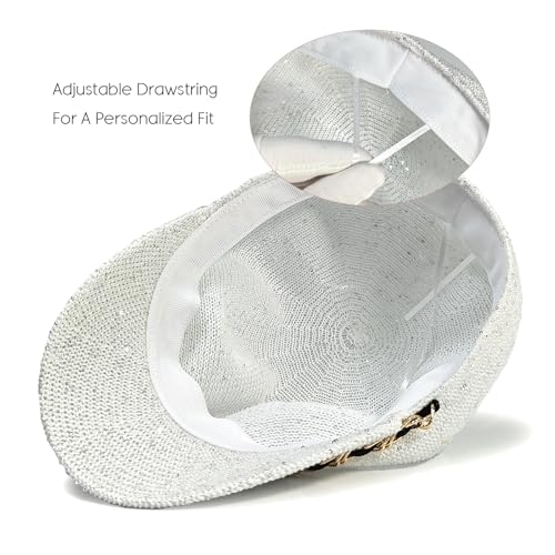 Gorra Octogonal de Mujer con Lentejuelas miniatura 4