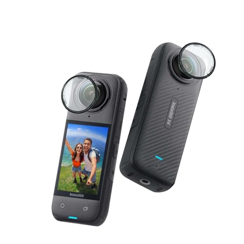 Zeyuantong Lens Guard for Insta360 X4, PC Protective Lens Cover, Anti-Reflective, Scratch/Drop/Dust Resistant, Compatible with Metal Frames