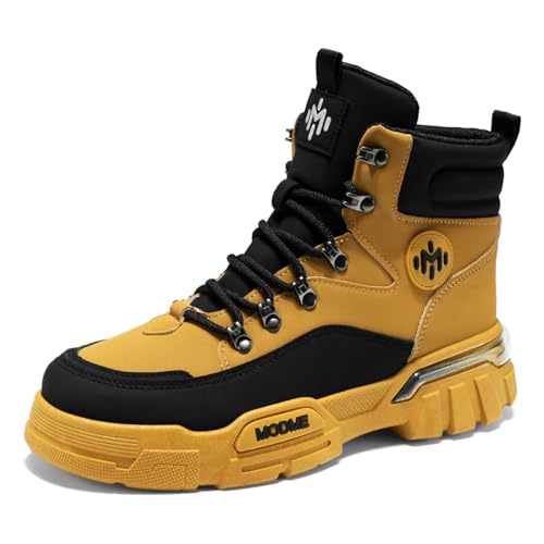 Men's Ankle Hiking Boots - Waterproof Casual Walking Boots - Lightweight outdoor Boots for Men