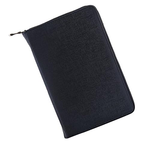 Nail Art Stamping Plate Holder Storage Bag Cases Stamp Bag Organizer Rectangular Round Organizer Holder Zipper Carrying Case 240 Slots (Black) Cover