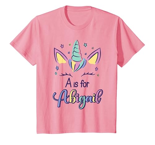 First Name Abigail Personalized A is for Abigail T-Shirt, Youth,