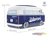 BRISA VW Collection - Volkswagen Neoprenowa uniwersalna kosmetyczka do makijażu Podróżna torba apteczna w T1 Bulli Bus Design (Blue/White)