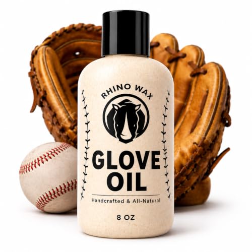 Rhino Wax Premium Baseball Glove Oil for Break-in & Glove Conditioning