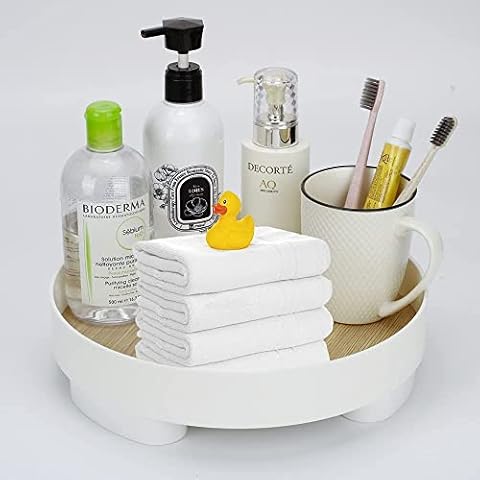 Bandeja Decorativa Redonda de Cosméticos Cover