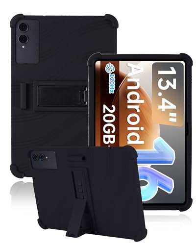 Coque silicone Teclast T65 13.4 2025 antichoc noire avec support