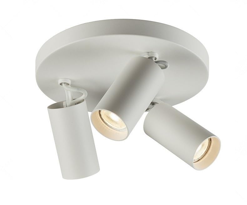 Foco de Techo LED de 3 Luces Lámpara Decorativa Redonda Creativa 1