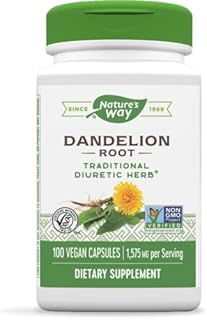 Nature's Way Dandelion Root, 1,575 mg per serving, Non-GMO, Gluten Free, Vegetarian, 100 Capsules