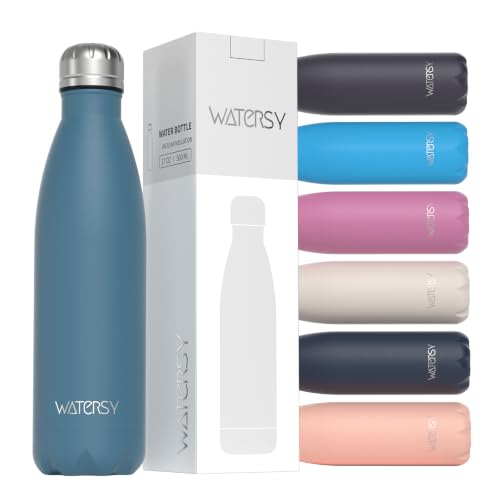 Image of WATERSY Stainless Steel water bottles,17oz /500ml Insulated Water Bottle