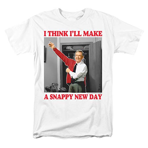 Mister Rogers Snappy Day T Shirt & Stickers (Medium)