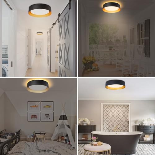 Image of Bargeni Flush Mount Ceiling Light with Remote & Night Light,5CCT