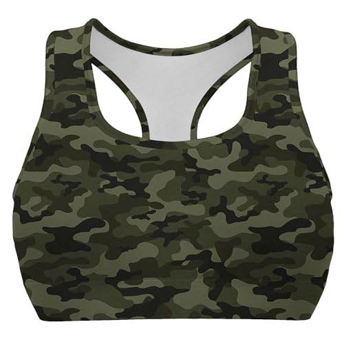 Womens Sports Bra Funny Workout Running Yoga Bras for Women Hawaiian Tropical Tops Floral Prints4