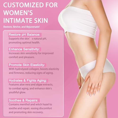 Image of Vaginal Tightening Cream, Natural Tightenings Gel for Vag, Nourishing Vaginal Moisturizer, Effective Vaginals Tightening, Restores PH Balanced, Improves Vaginals Health 1.69 Fl OZ