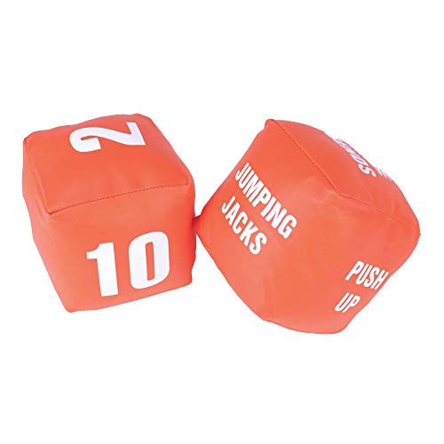 American Educational Products Cubes with Actions Numbers Fitness Dice, Set of 2